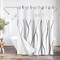 Americanflat 72x75 Hookless Shower Curtain - Water-Resistant Shower Curtain with Sheer Panel, Snap-In Liner, and Grommets - 100% Polyester